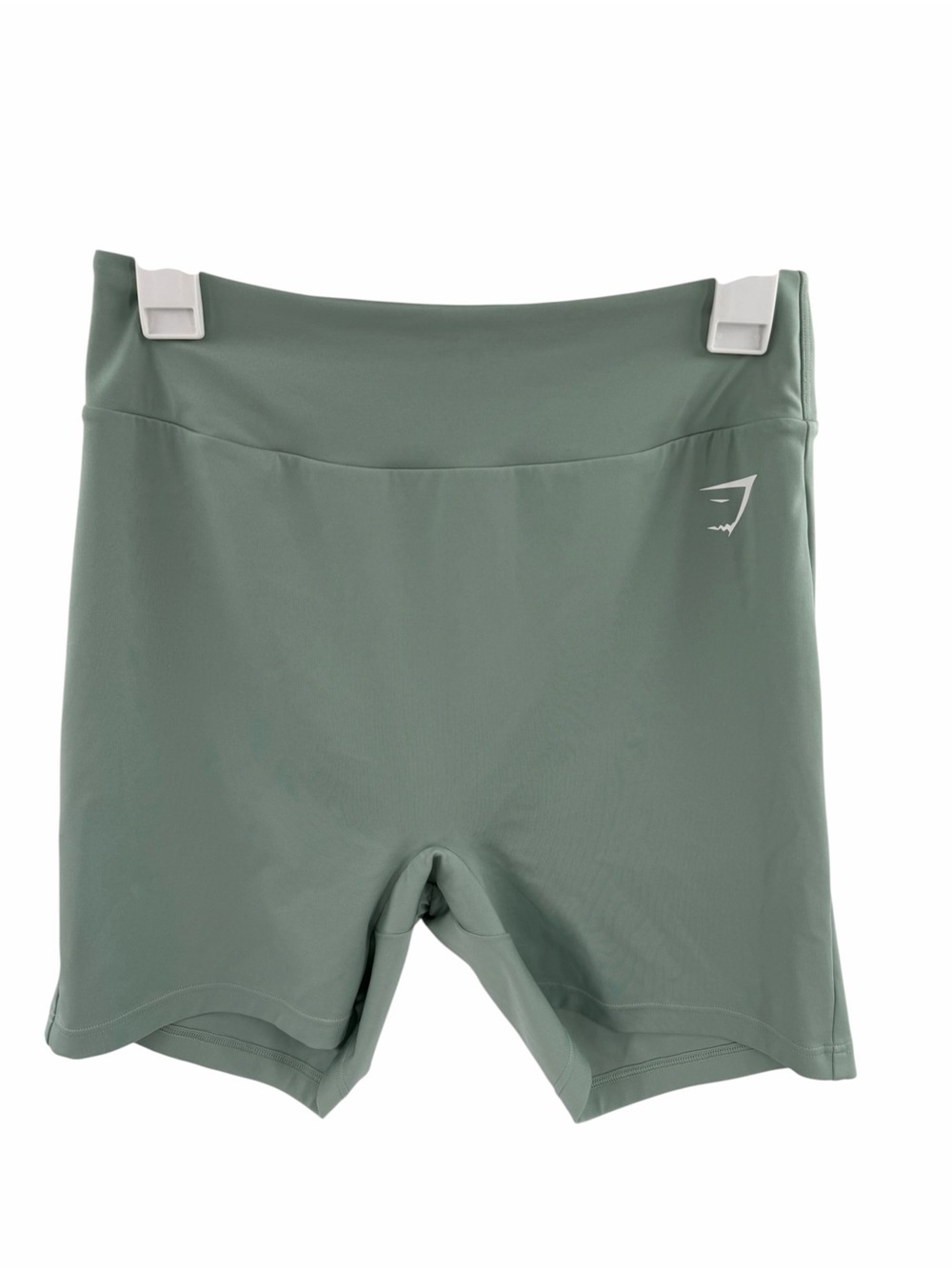 Gymshark Sage Green Seamless Butt Scrunch Athletic Biker Shorts Size XL